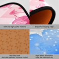 thumbnail image 2 of 2-Piece Kitchen Rugs Set Non-Slip Mats Carpet Floor for Kitchen, Bathroom (19.7"x27.6" & 19.7"x47.2") Cherry and Pink Bow Pattern, 2 of 7