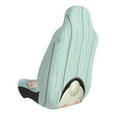 thumbnail image 2 of Wukai White Bunny Bottom And Easter Eggs Full Set Car Seat Covers with Soft Padding Universal Auto Front Seats Protector and Cushion Mat, 2 of 5