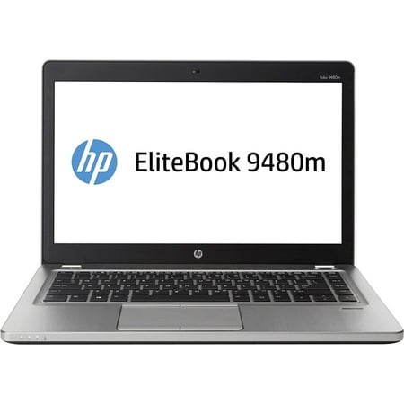 Restored HP EliteBook Folio 9480M 14" Laptop i74600u 8GB 256GB SSD Win10 Pro (Refurbished)