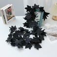 thumbnail image 4 of Vikakiooze Halloween Decorations Indoor New Black Halloween Decoration Halloween Home Interior Simulation Halloween Maple Leaf, 4 of 6