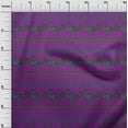 thumbnail image 2 of oneOone Viscose Jersey Fabric Floral & Peacock Block Print Sewing Fabric BTY 60 Inch Wide, 2 of 5