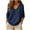 Navy-03, variant on Women's V Neck Knit Sweater, Long Sleeve Loose Fit Fall & Spring Top with Ribbed Trim