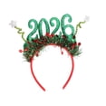 thumbnail image 4 of Diadema navideña, regalos de Navidad, tocados de cosplay para festivales, fotomatón de Año Nuevo Verde, 4 of 9