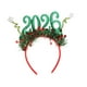 thumbnail image 4 of Diadema navideña para cosplay, tocado para aniversarios de Año Nuevo Verde, 4 of 9