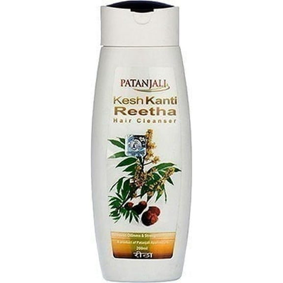 Patanjali Kesh Kanti Reetha Hair Cleanser 200 ml bottle