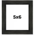 thumbnail image 6 of 5x6 Frame Black Rustic Barnwood Solid Wood Picture Frame | 1.5 Inch Moulding Width | Includes UV, 6 of 8