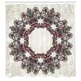 thumbnail image 3 of Ambesonne Tribal Shower Curtain, Aztec Mandala, 69"Wx75"L, Multicolor, 3 of 5