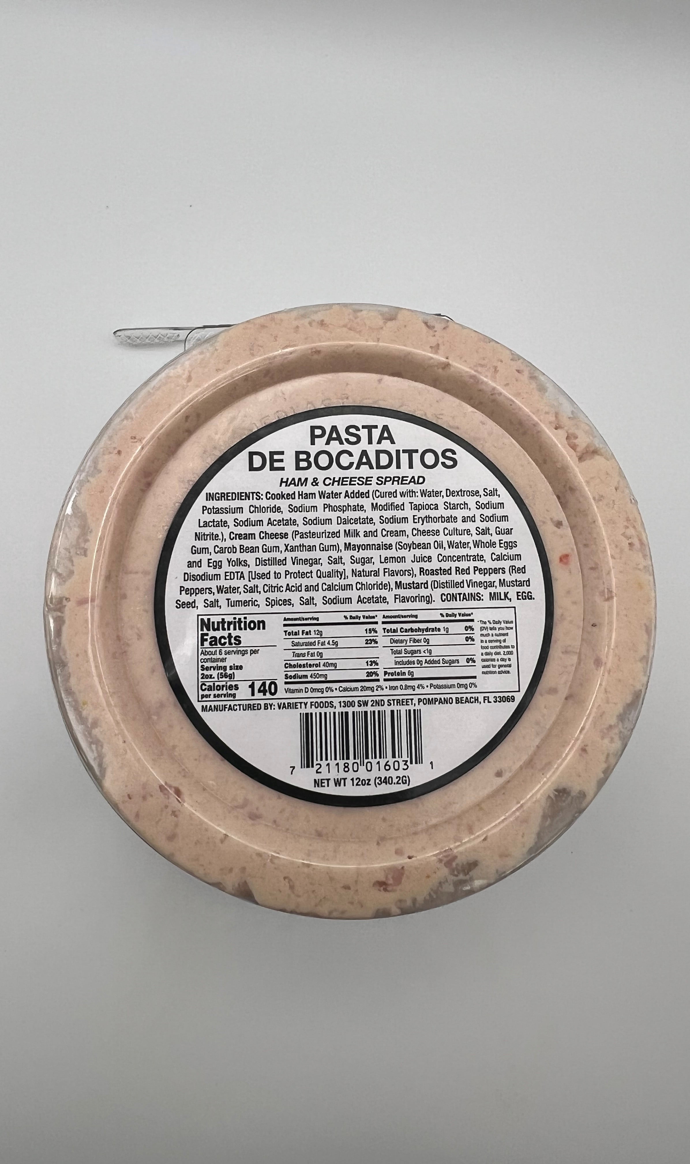 Park Avenue Pasta de Bocaditos Ham Spread, Refrigerated, 16 oz. Tub