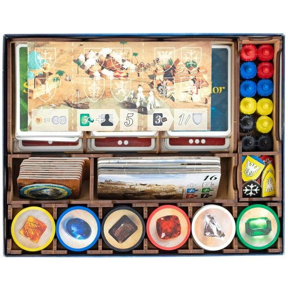 Organizador de juegos de mesa TowerRex for Splendor con Cities of Splendor