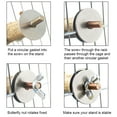 thumbnail image 4 of EUWBSSR Perchas para Pájaros de Madera Natural, Palo de Pie para Pájaros, Plataforma de Soporte para Perchas de Loro, Juguete de Ejercicio de Madera para Escalar, Juguete para Moler Patas, Accesorios, 4 of 10