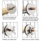 thumbnail image 4 of EUWBSSR Perchas para Pájaros de Madera Natural, Palo de Pie para Pájaros, Plataforma de Soporte para Perchas de Loro, Juguete de Ejercicio de Madera para Escalar, Juguete para Moler Patas, Accesorios, 4 of 10