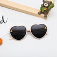 thumbnail image 3 of Colorful Sunglasses Small Frame for Children Beach black film, 3 of 8