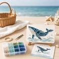 thumbnail image 3 of Voglyf DIY Sea Glass Mosaic Art Kit, Sea Glass Art Kit, Create Beautiful Ocean-Inspired Artwork with Colorful Glass Pieces, Coastal Home Decor & Creative Handmade Gift,Whale, 3 of 7