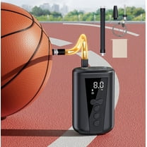 Ball Pump, Automatic Inflator with Display and Preset Pressure, for Basketballs Footballs Sports Equipment, Home Play and Parties, Ihhxbz