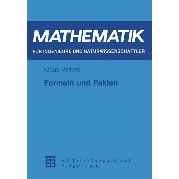 Formeln Und Fakten, (Paperback)