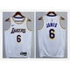 thumbnail image 1 of Hot pressed 2023 nba Los Angeles Lakers No. 6 James yellow classic basketball jersey, 1 of 2