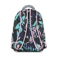 thumbnail image 3 of Hawaii Tropical Wind Palm Leaves Print Backpack: Durable Lightweight Laptop Daypack for Students, Large Capacity Bookbag with Padded Sleeve, Perfect Gift for Campus Commute, 3 of 6
