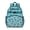 Blue-green-6, variant on Honeybee Lover School Backpack with Yellow Hive Cartoon, Bee Print Design, and Cute Bumble Bee Pattern for Students