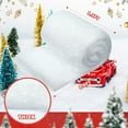 thumbnail image 4 of Christmas Snow Blanket Roll Glittering White Fluffy Fake Snow Decor Snowy Artificial Snow Carpet Decorative for Winter Party Christmas (1 Pack,, 4 of 5