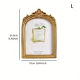 thumbnail image 2 of Gold Picture Frame, Vintage Baroque Style Carved Photo Frame with Ornate Curved Design for French Style Wall Art and Desktop Gallery Display, 2 of 6