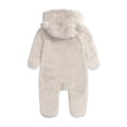 thumbnail image 2 of WIBACKER Newborn Baby Jumpsuit Bear Footed Hooded Fleece Rompers Long Sleeve Onesies Outwear Outfits, 2 of 8