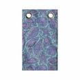 thumbnail image 1 of Underwater Hanging Pocket Organizer, Seashells Starfishes Oyster Aquatic Animals Mollusk Nautilus Doodle, Printed Polyester Storage Bag with Pockets, 9" x 27", Turquoise Pink Lavender, 1 of 2