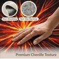 thumbnail image 6 of ODIKA 8'x10' Washable Area Rug Optical Illusion Print Molten Cracked Flow Volcanic Abstract Refined Structured for King Size Bedroom Under Bed, Master Suite, Non-Shedding, Easy Care, 6 of 7