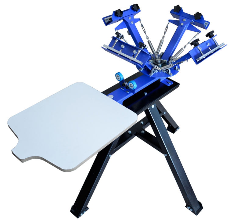 4 Color 1 Station Silk Screen Printing Machine Equipment T-Shirt Press Printer 278716762691 