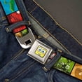 thumbnail image 2 of Nickelodeon Belt, Seatbelt Buckle Belt, Krusty Krabs Cam Scene Blocks, Youth 22 to 32 Inches, 2 of 2