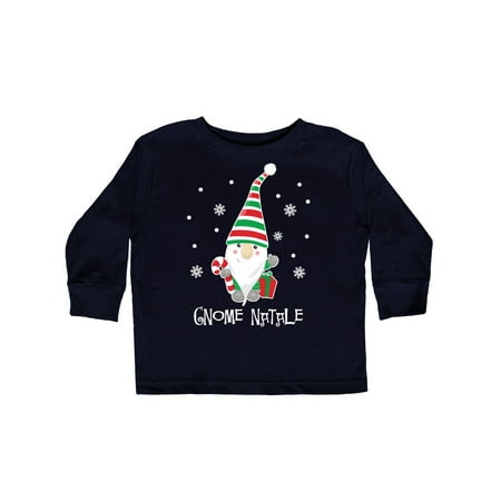 

Inktastic Gnome Natale Gift Toddler Boy or Toddler Girl Long Sleeve T-Shirt