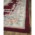 thumbnail image 6 of Rugs America New Aubusson Collection Burgundy 510-379 Traditional European Area Rug 4' x 6', 6 of 6
