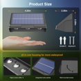 thumbnail image 2 of Paquete de 8 Luces Solares para Cercas Onforu, Exterior, Impermeables IP65, 2 of 7