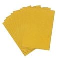 thumbnail image 1 of unbranded 20Pcs Golden Glitter Paper for DIY Crafting Signs Decals and Card Making, 1 of 7
