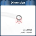thumbnail image 4 of Unique Bargains Petrol Fuel Line 4.92ftx1/9"(2.5mm)/1/5"(5mm) Gas Line Pipe Hose Clear, 4 of 6