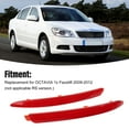 thumbnail image 4 of 1Z0945105A, Rear Bumper Reflector Red 2Pcs  For Cars, 4 of 8