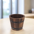 thumbnail image 1 of Minkissy Garden Flower Pot Wooden Barrel Multi Functional For Indoor Space 1Set, 1 of 5