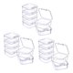 thumbnail image 1 of 18 piezas Mini caja de almacenamiento de plástico transparente para coleccionar artículos pequeños, cuentas, joyas, tarjetas de presentación, 1 of 7
