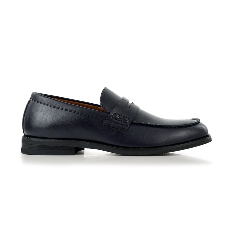 〽️Men\'s Navy Blue Aldo Collection Slip On Penny Driving Moccasins Loafer product_13963717_journey_blue_  main image 3