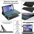 thumbnail image 3 of Tab S10+/S9 FE+ 12.4" Folio de Teclado Desmontable, Retroiluminación de 7 Colores con Panel Táctil y Ranura para S Pen, 3 of 7