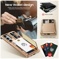 thumbnail image 4 of Oupeigar para Samsung Galaxy S24 FE Funda Tipo Billetera, Soporte para Tarjetas RFID (4 Tarjetas)&Cubierta de Cámara y Soporte, Funda de Teléfono de Silicona a Prueba de Golpes-dorado, 4 of 10