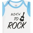 thumbnail image 6 of Luvable Friends Baby Boy Cotton Bodysuits 5pk, Rock, 12-18 Months, 6 of 9