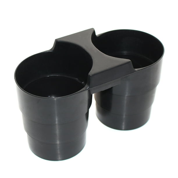Labymos Car Cup Holder Centre Console Retractable Double Water Bottles