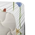 thumbnail image 3 of Ambesonne Colorful Fitted & Top Sheet Set with Shams, Flowers s, Multicolor, 3 of 4