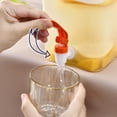thumbnail image 3 of Taotanxi Fridge Water Dispenser Spigot 2.5L Round Drinks Container Leakproof Beverage Dispenser, 3 of 5