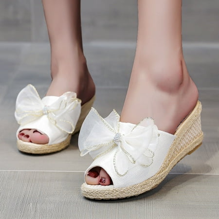 

Alueeu Women s sandals Fashion Women s Casual Shoes Breathable Slip-on Outdoor Leisure Wedges Sandals