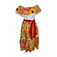 thumbnail image 2 of Floral Jibarita Campesina Dress for Adults - Puerto Rican & Nicaraguan Heritage, 2 of 13