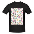 thumbnail image 4 of Bingfone Cute Flower Men'S Loose Fit Short-Sleeve Pocket T-Shirt, 4 of 7