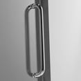 thumbnail image 2 of Serene Valley 72 x 76 Inch Big Roller Frameless Sliding Shower Door, Chrome, 2 of 7