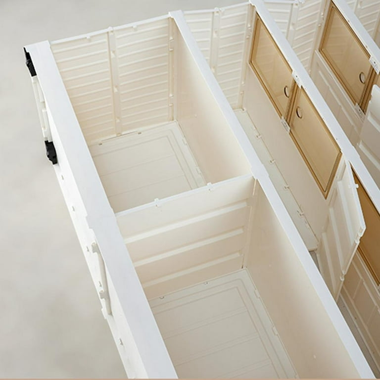 AIHOME Foldable Shoe Rack 4Rows Tiers Shoe Shelf Cabinet With