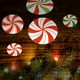 thumbnail image 2 of 12 pegatinas de pared con forma redonda de caramelo, autoadhesivas, para suelo, ventana, decoración de fiesta de Navidad, 2 of 5